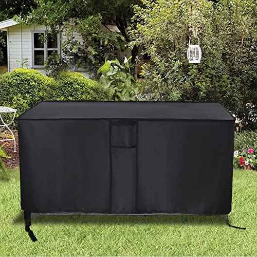 Deck Box Cover Fit for Keter Westwood 150 Gallon Resin Large Deck Box, Patio Furniture Cushion Storage Box Cover Waterproof Dustproof for Outdoor Storage Box- 63¡± Lx 30¡±W x 25¡±H