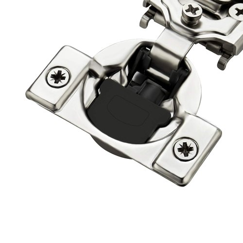 Ravinte 60 Pack (30 Pairs) 1/2 Inch Overlay Soft Close Hinges for Kitchen Cabinets - Satin Nickel Hidden Concealed Hinge, Stainless Steel, Self Closing