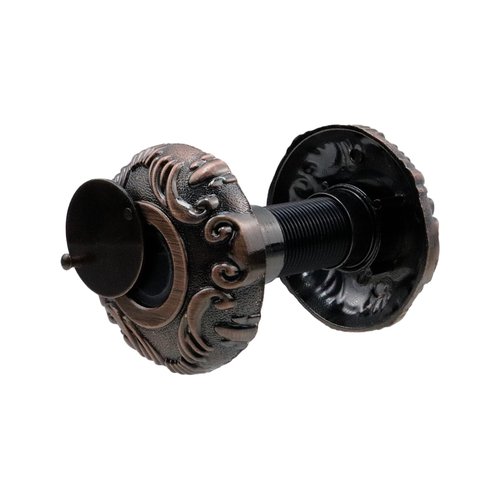 Savagrow Red Bronze Door Viewer with Rotating Cover, Metal 220 Degree Wide Angle Peep Eye Hole, Fits 2-2/3" to 4-1/8" Front Doors