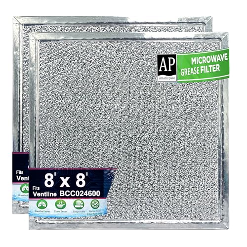 2X 8x8 Range Hood Filter for Ventline BCC024600 (2-Pack) - Amazinpure