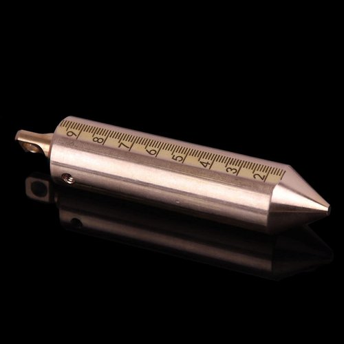 Cekegon 12oz/350g Brass Plumb Bob for Oil Gauging Tape, Measuring Plumb Bobs