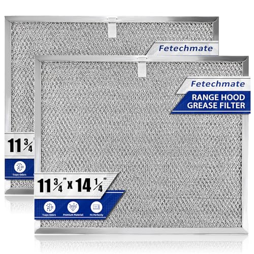 Fetechmate BPS1FA30 11.75 x 14.25 x 0.375 in Aluminum Range Hood Filter (2-Pack) for 30" QS1/WS1/WS2 & S99010305