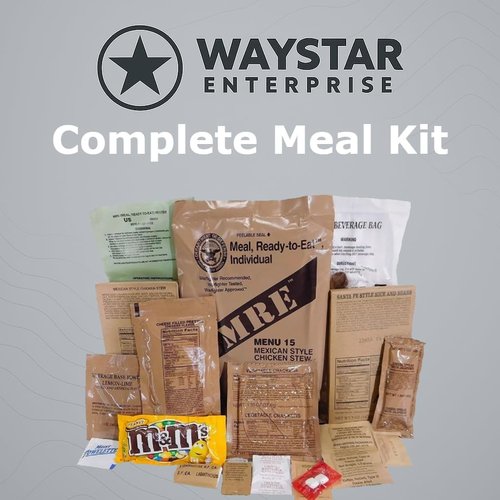 MRE Meals Ready to Eat – A & B Case Bundle (2 x 12 Packs) – 2025 Inspection or Better – Emergency Survival Food w/Flameless Heaters