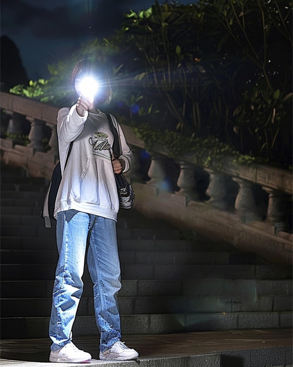 Annteneo Rechargeable EDC Flashlight, Small Flat Flash Light, Pocket Magnetic Flashlights, Sound Alarm, 7 Mode, CoB Side Light, Clip On Tactical Flashlight for Everyday Carry,Home,Camping,Emergency