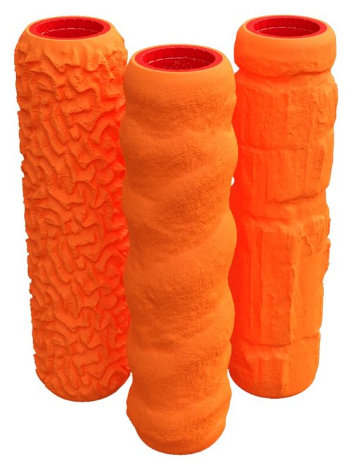 Terra-Tech™ 9" Premium Silicone Texture Roller Stamp for Epoxy (9 Inch, Sandstone Rock B)
