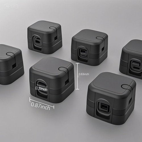 6Pack Cord Organizer Adhesive Cable Holder Clips Desk Cable Management Clips Phone Charger Cord Adhesive Wire Organizer Keeper for Nightstand Wall Car Office（Black）