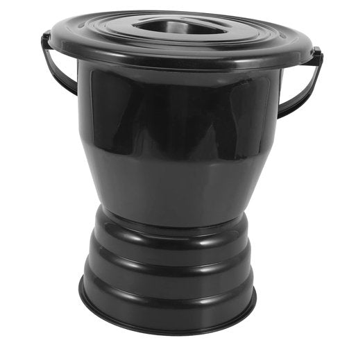 FOMIYES High Back Thickened Chamber Pot with Lid for Adults and Seniors Portable Pee Pot for Home Use Night Urinal for Pregnant Women and Disabled