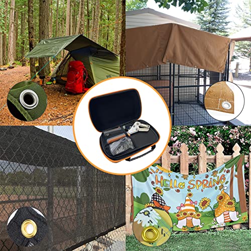 Heavy-Duty Grommet Tool Kit for Tarps, Flags, and Canvas Repair