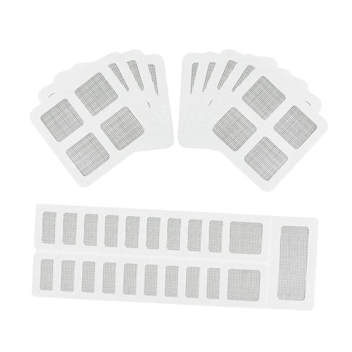 HOLIDYOYO 20Pcs Screen Patch Repair Kit Self Adhesive Window Screen Repair Tape for Fixing Rips Tears and Screens Doors Tents and Rvs and Reusable