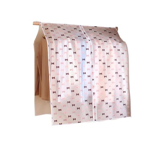 WANGRUIERHA Clothing Rack Cover That Fits Over Rack, Clothes Bags for Storage Hanging, Bottomless Design, Can be Used to Store Suits, Coats(153x180cm/60x71in)