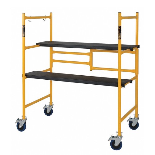 Metaltech Mini Folding Steel Scaffold - 500-Lb. Capacity, Model Number I-IMCN