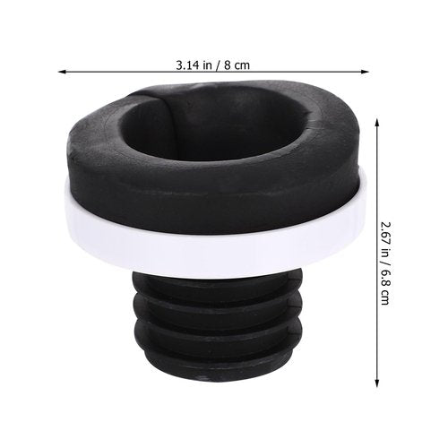 Zerodeko Toilet Flange Sealing Wax Ring, Pp Urinal Sealing Gasket Toilet Wax Ring, Isolating Odor and Preventing Leakage, Used in Urinals and Drainage Systems