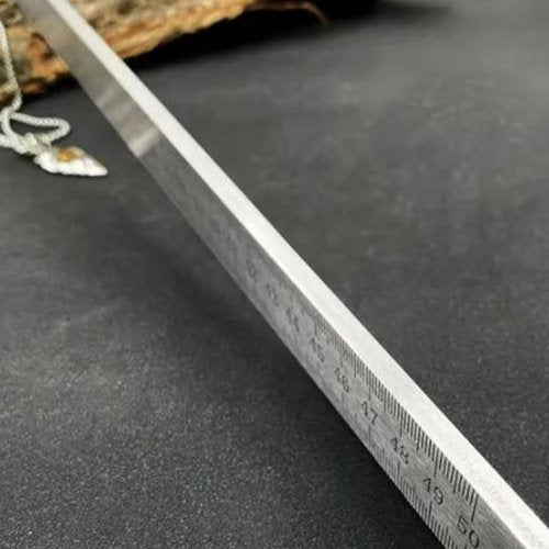 Heavy Duty Ruler(Unit of Measurement: inch & cm), 20" 50cm Stainless Steel Rulers, Metal Rulers Kit - Perfect Straight Edge for Architects, Draftsman, and Engineers (Heavy Duty Ruler)