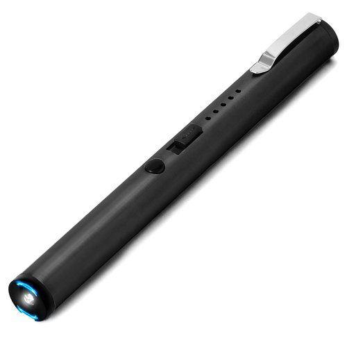 Guard Dog Security Enlight Pen Stun Gun with Flashlight, Self Defense Device, Battery Life Indicator, Belt Clip, Non Lethal Weapon for Women and Men, 6.10 Inches - Black