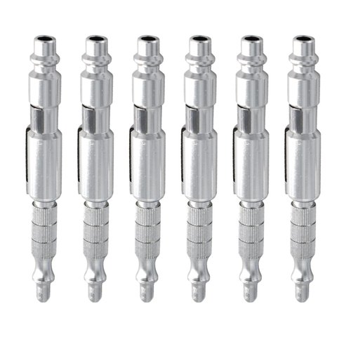 Begot 1 Pack Adjustable Pocket Air Blow Gun, Industrial Style "M" 1/4" Quick Plug, Portable Air Blower Pen for Dust Cleaning, Aluminum Alloy