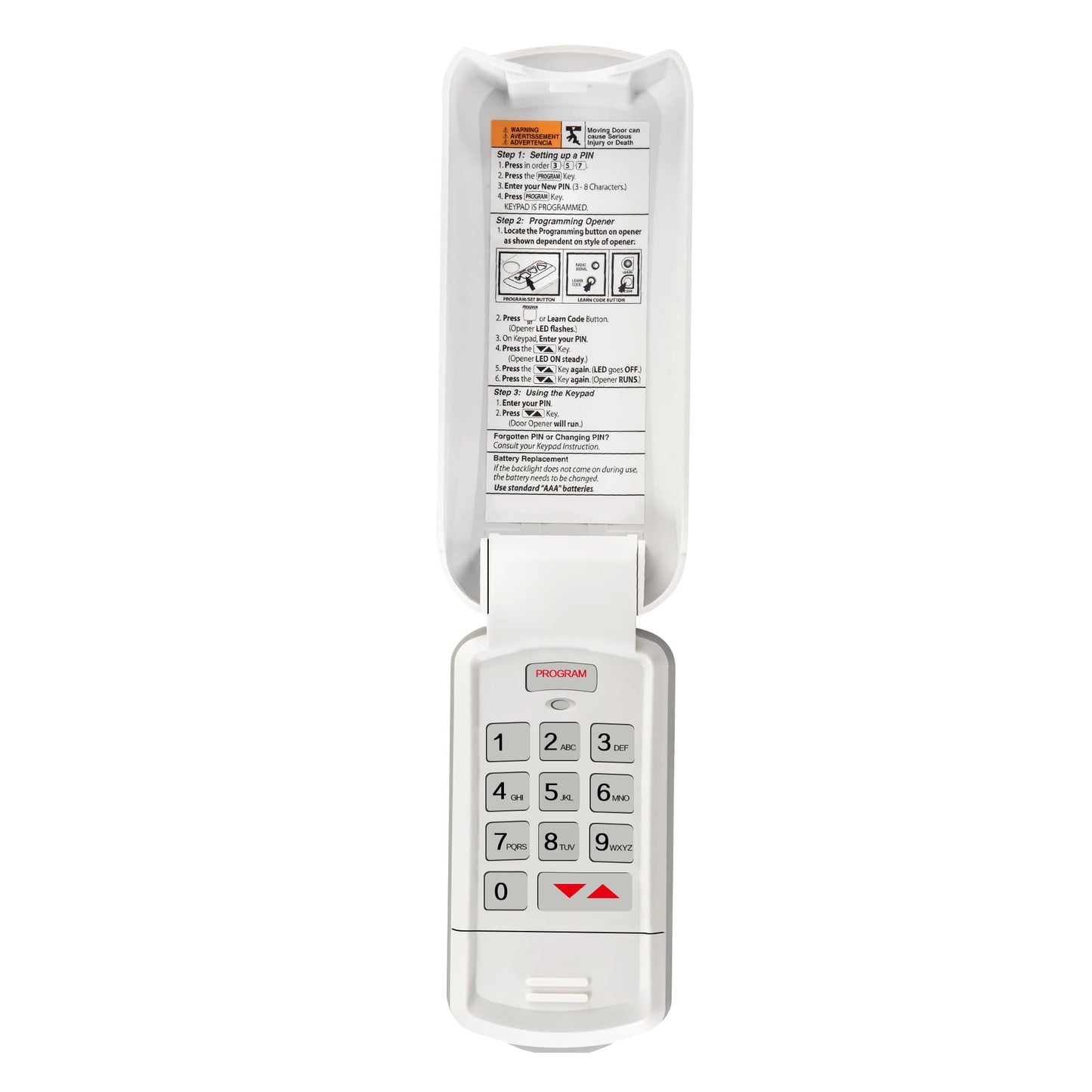 Avisontek GK-R for Genie Garage Door Opener Keypad Replacement FCC Certified 3-Year Warranty