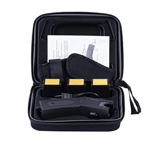 EXOGUN Stun Gun,Flashlight Stun Guns with Safety Disable Pin.Wall Charger Included
