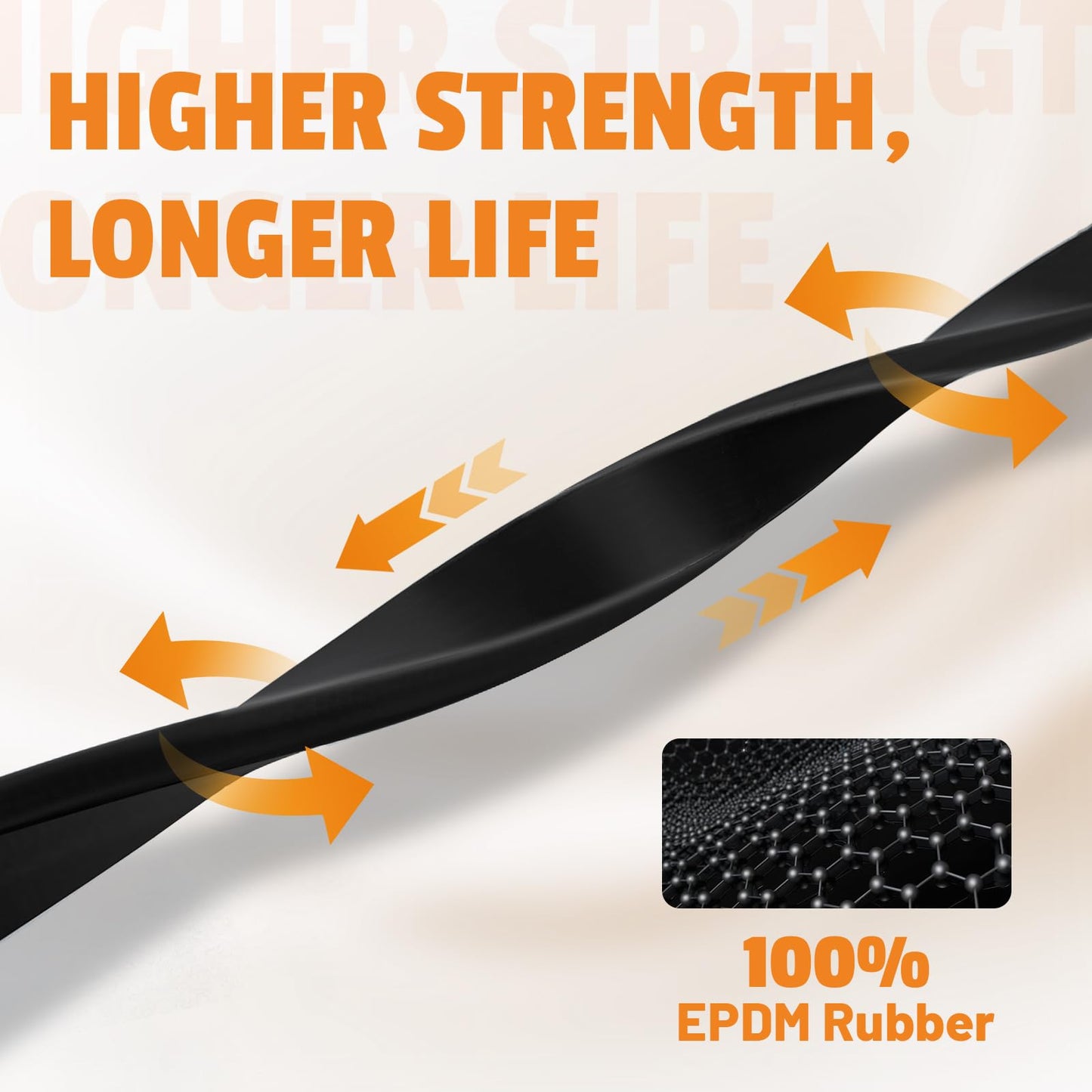 HOXWELL 21" Rubber Bungee Cords with Hooks, Heavy Duty EPDM Bungee Cord with 150% Max Stretch, Heavy Duty Bungee Straps for Securing Tarps, Canvases, Cargo, Motorcycle, Weatherproof, Pack of 10