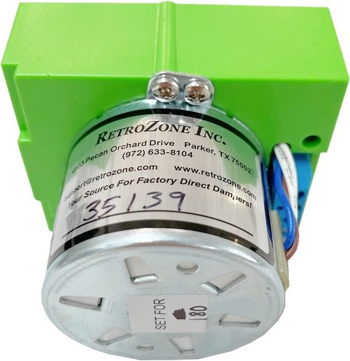 DuroZone RM-MB Replacement Damper Motor #35139 – Premium Quality, Normally Ships Same Day, Easy Installation, Compatible with HVAC Systems