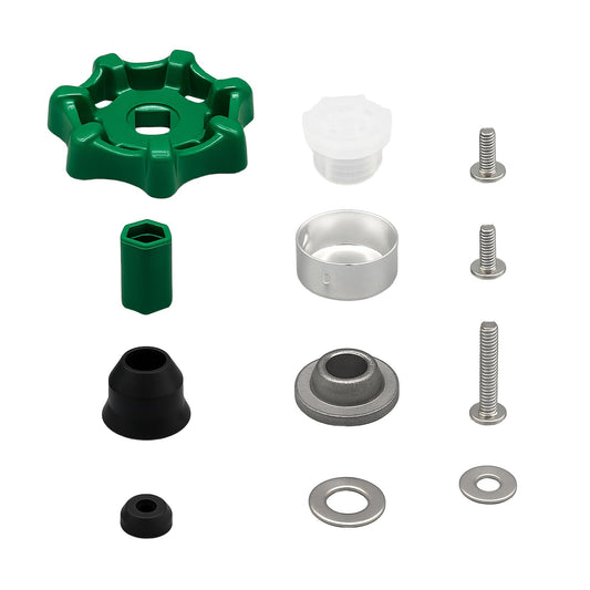 Denkuhin C-144KT-807 Complete Wall Hydrant Faucet Service Repair Kit Fit for Prier C-144 C-244 Series Wall Hydrant Replace Outdoor Faucet Repair Kit