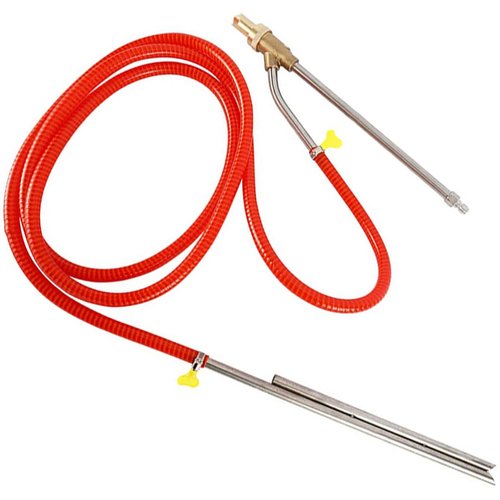 Pressure Washer Sandblasting Kit 5000 PSI Wet Abrasive Sandblaster Attachment with Replacement Nozzle Tips, 1/4 Inch Quick Disconnect, Washer Equipment Kit for Rust Removal Abrasive Cleaning