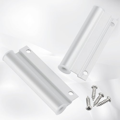 Screen Door Upper Hinge Leaf for Andersen Screen Doors Aluminum White Screen Door Hinge (2 Pack)