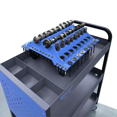 Advrepair Engine Cylinder Head Component Organizer – Valve, Spring & Camshaft Tray | Auto Engine Repair Tool Stand | Valve Storage Rack