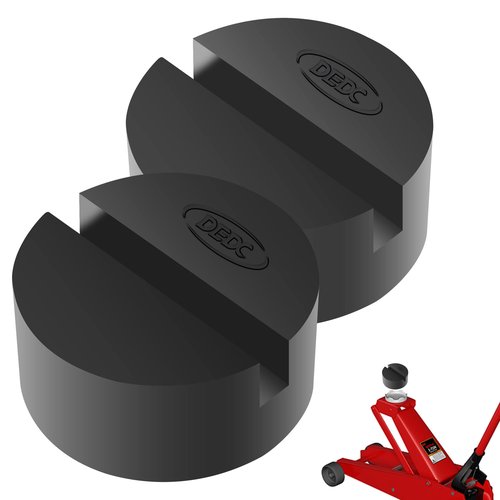 DEDC Universal Jack Stand Pad Adapter Pinch Weld Side Frame Rail Protector 2 Pack