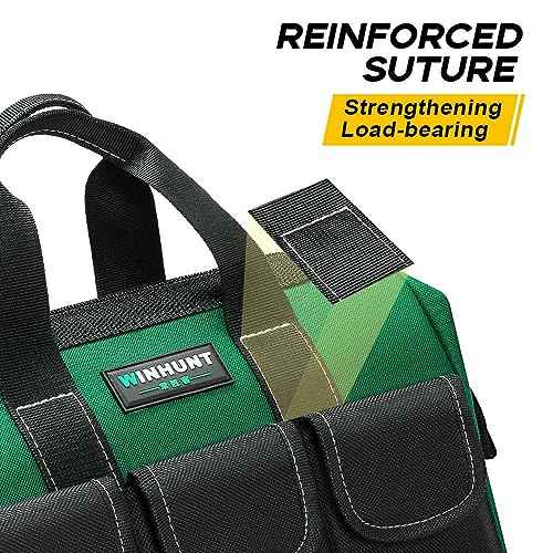 Tool Bag, Green, 31 cm/12 Inches, Made of 1680D Polyester, Ideal for DIY and Craftsmen (12 Inches)