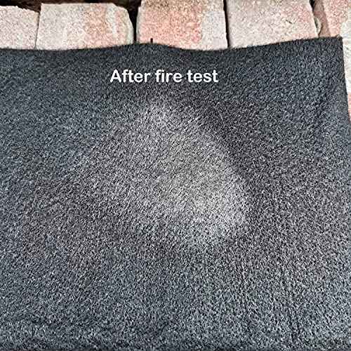 Welding Blanket Fireproof | Heat Resistant Up to 1800¡ÆF | Flame Retardant Fabric Material Carbon Felt for Welders | Plumbers Cuttable (36"X36",1PACK)