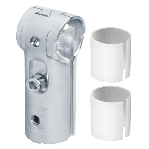 eoere 20 Sets T Pipe Connector Tee Clamp Fittings, Fit OD 19.1 mm Stainless Steel Pipe and 1/2" EMT