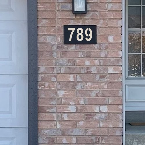 3 Inch Large Number Stencils for Painting - 11 Pack Number Stencil Templates for Curb Address, Cakes, Cookies, Mailboxes and Crafts, Reusable House Numbers Stencils for Wood Signs & Cement Wall Art
