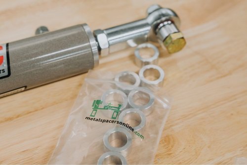 Aluminum Spacer 1/2" OD x 3/8" ID x Choose Your Length, Round Spacer Unthreaded Standoff Bushing Plain Finish, Fits Screws Bolts 5/16 or M8 by Metal Spacers Online (1/2" Length, 10 Pack)