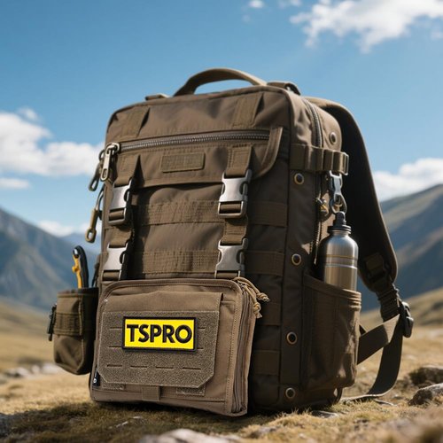 TSPRO Ultra Tactical Molle Admin Pouch Utility EDC Pouch Tool Organizer Clam-Shell Molle Pouches for Tools and Medical Suppliers Organization (Green)
