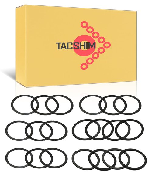 TACSHIM Black Coated 5/8”x24 Barrel Shim Kit for .308/7.62mm .300BLK (20 Pack) Black