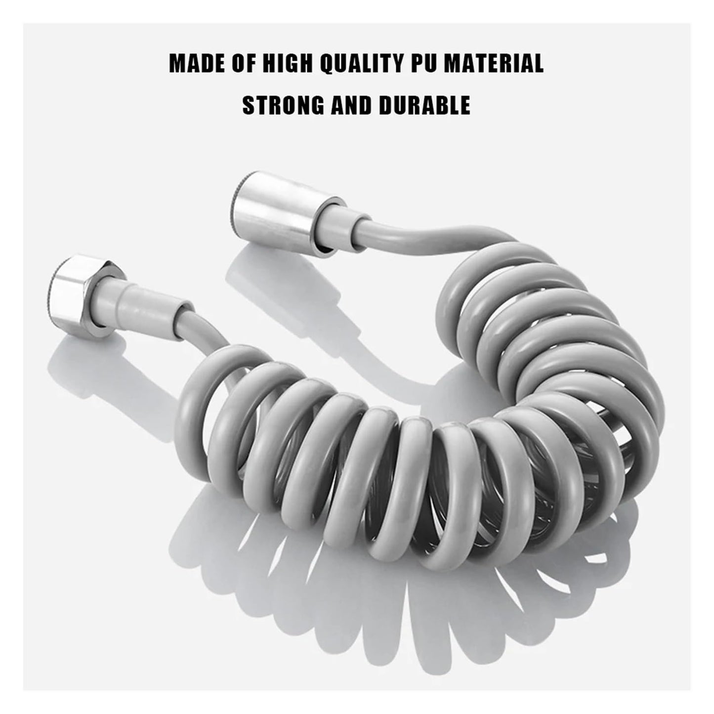 2/3/5M Flexible Spring Shower Head Hose Tube Plastic Water Toilet Bidet Sprayer Telephone Line Soft Hoses Bathroom Accessories(1PCS 5M)