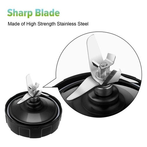 Y21A 6 Fins Blender Blade Replacement Parts,Compatible With Nutri Ninja 1000W Auto-IQ BL480D BL480 BL480-70 BL480W-70 BL481-70 BL482-70