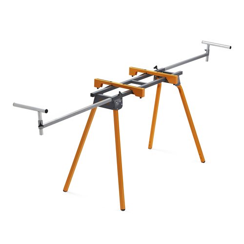 BORA Universal Miter Saw Stand with Quick Release Tool Mounting System- Portable Miter Saw Stand 500 Lbs Max Weight Load - 34-inch Height with Outrigger Arms Up to 114 Inches - PM-4000, Orange
