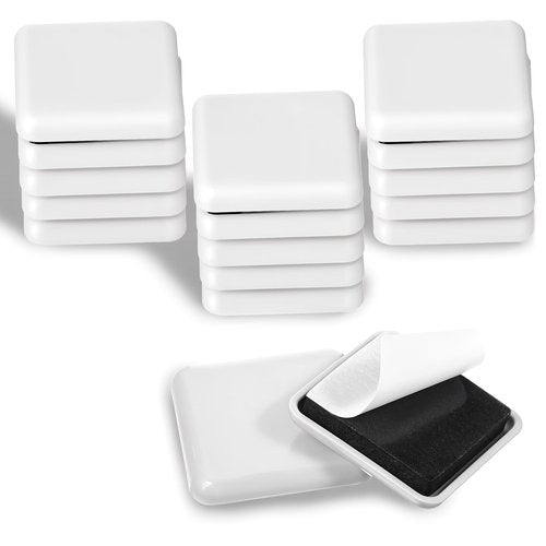 MBAIYO 16Pcs Self-Stick Furniture Glides,1.5 Inch Easy Gliders for Furniture Reusable Moving Pads Furnishings Sliders for Carpet Hardwood Floors Carrying Chair Table Desk Bed Sofa