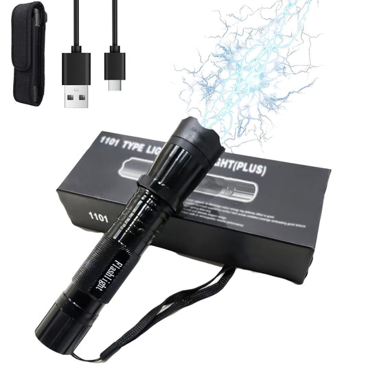 Suptruck VoltGuard X95 Tactical Stun Flashlight Light in Dark, Power in Danger, 2025 New The Ultimate Survival Flashlight, High Intensity and Lumen, 2 in 1 Rechargeable Tactical Flashlight (1 PCS)