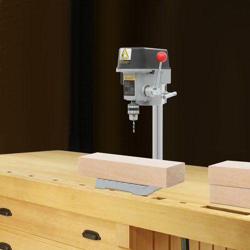 HYDIYGT 340W Mini Bench Drill Press, 50Hz Corded Mini Table Drill, Portable Bench Machine, For Teaching Experiments, Diy Crafts, Or Furniture