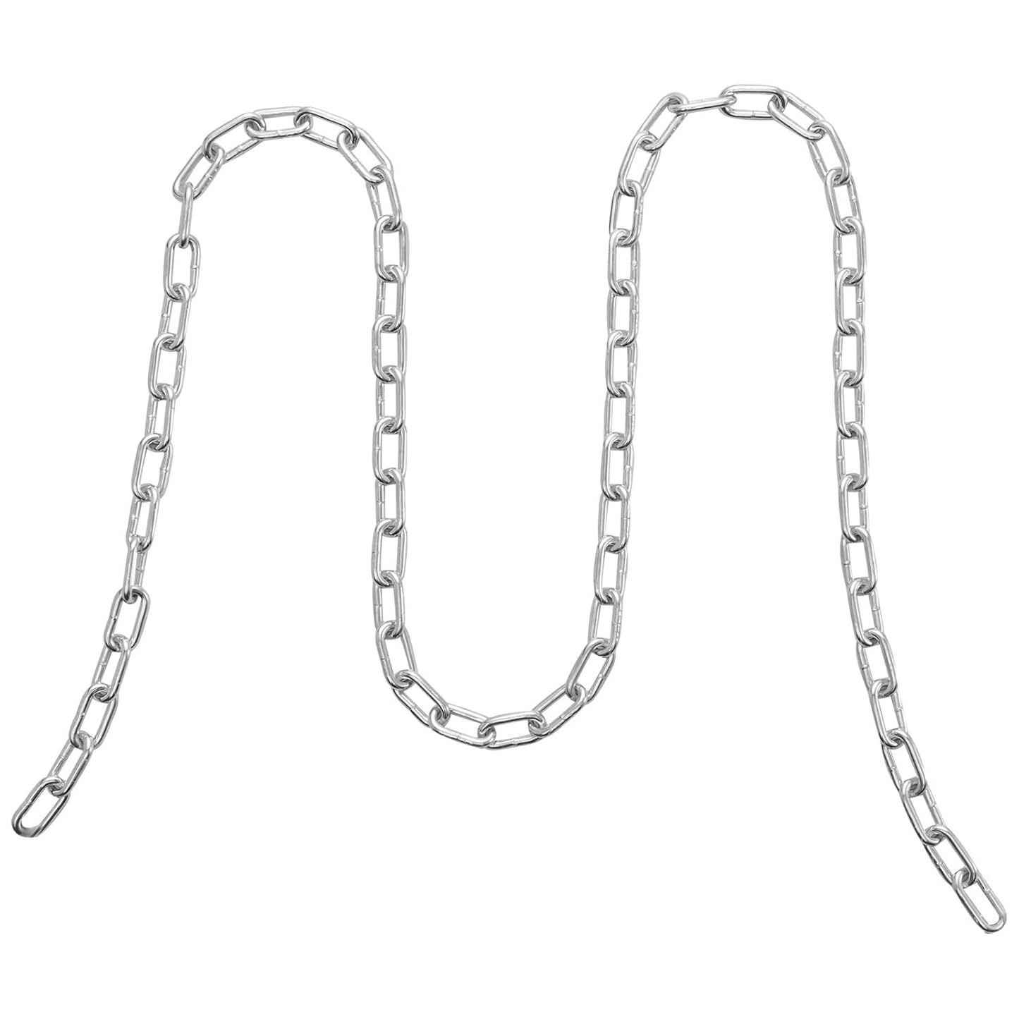 VEVOR Grade 30 Chain 3/16 Inch by 100Ft Length Grade 30 Proof Coil Chain Zinc Plated Grade 30 Chain for Towing Logging Agriculture and Guard Rails