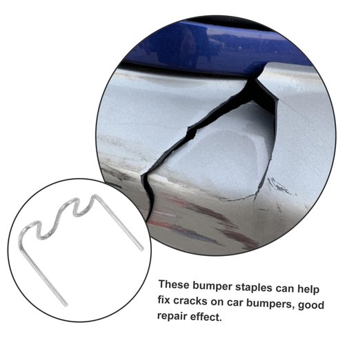PRETYZOOM 500Pcs Bumper Repair Welding Staples for Car Repair Durable Welding Wire for Automotive Bumper Fixing Stable Performance Weld Compatible with Vehicles