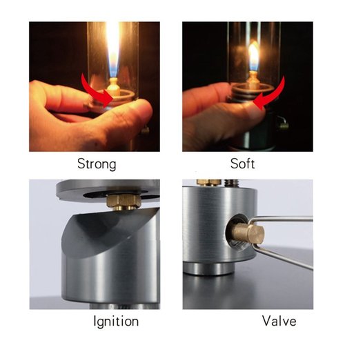 BRS-55 Gas Camping Lantern Camp Equipment Gas Candle Lights Lamp for Ourdoor Tent Hiking Emergencies