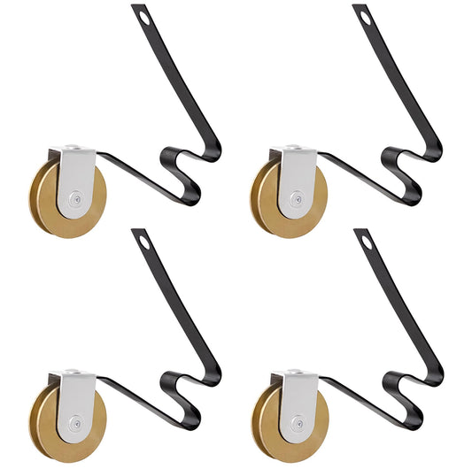 4 Pack Sliding Screen Door Tension Spring Fits for M-Shaped Rollers, 1-1/4" Concaved Steel Ball Bearing Replaces B 512, B 513, and B 746 Both top and Bottom are Replaceable