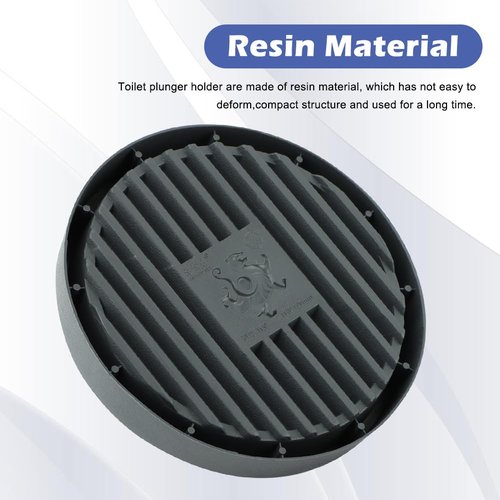 2 Pcs Toilet Plunger Tray,Universal Toilet Plunger Holder Drip Tray Piston Holder Catches Drips Wicks Water from Piston and Dries Quickly for Kitchens and Bathrooms(Grey)