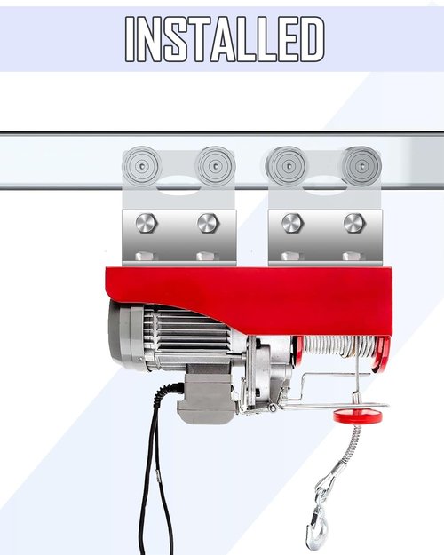 Lsqurel Unistrut Trolley - Silent Trolley with 6200Z Bearings for Overhead Cranes, Garage Doors, and DIY Projects (4 pcs)