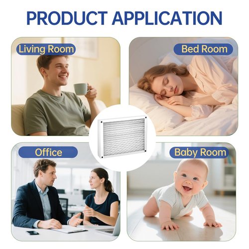 410 MERV 11 Air Filter 16x25x4 for AirPurifiers Model 1410, 1610, 2140, 2400, 2410, 2416, 3410, 4400, or Space-Gard 2400 with Upgrade Kit 1413 Pleated HVAC AC Furnace Filter Replacement 2 Packs