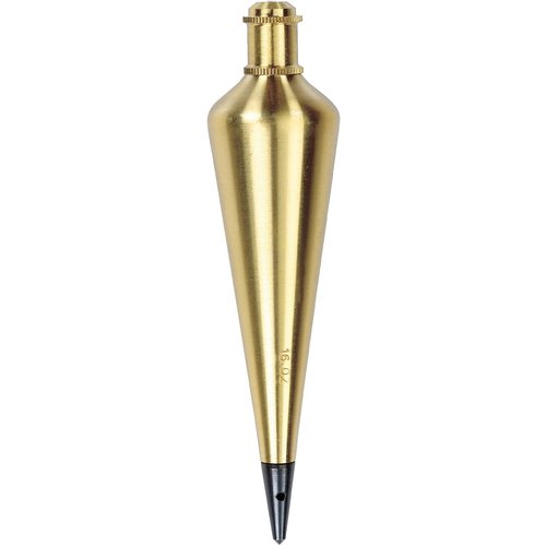 STANLEY Plumb Bob, Brass, 16-Oz (47-974)