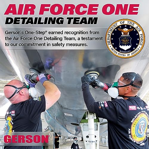 GERSON NIOSH 8211 One Step Disposable Half Mask Respirator OV/P95